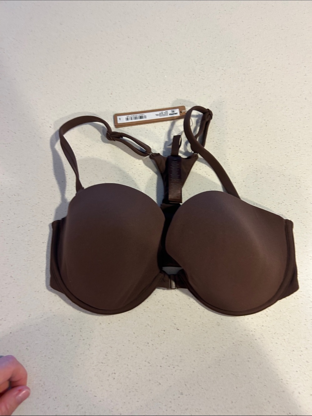 SKIMS Smooth Molded Bra - Chocolate Brown